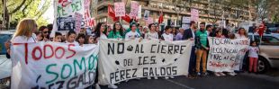 El cierre del IES Pérez Galdós moviliza a más de 500 personas
