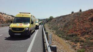 Ocho heridos tras una colisión múltiple en la A3