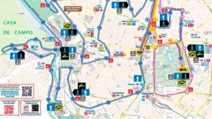 Dispositivo especial de transporte este domingo para el Maratón de Madrid