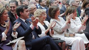 Carmena y varios ediles asisten a los actos del Dos de Mayo
