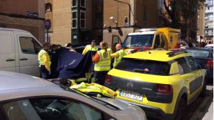 Tiroteado un peligroso delincuente en Puerta del Ángel