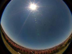 La región vive un episodio de 'ozonazo' con la ola de calor