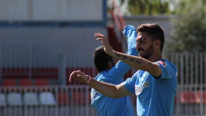 Jugadores del Atlético de Madrid, durante un entrenamiento