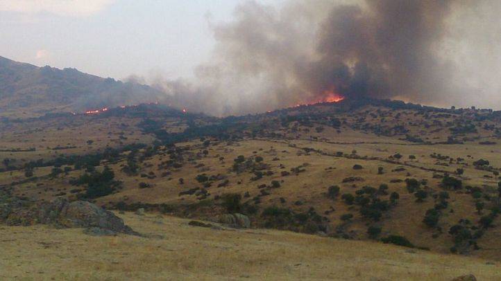 Incendio en el Cerro de San Pedro