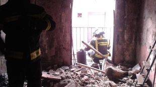 Fallece un hombre a causa de un incendio en una vivienda en la travesía de las Beatas
