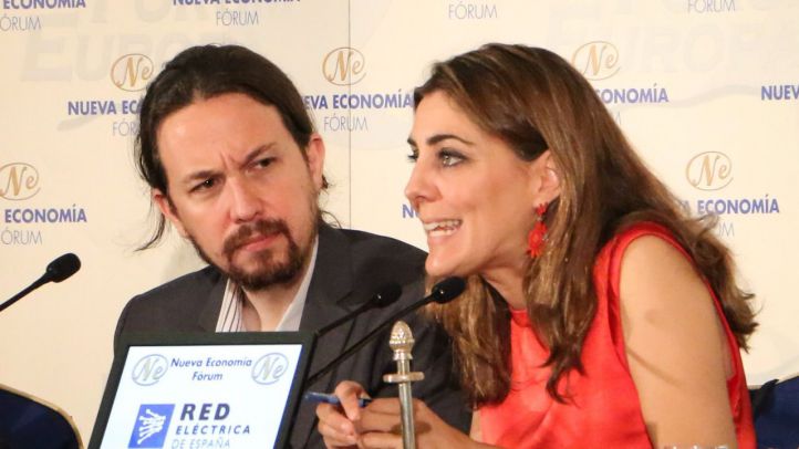 Pablo Iglesias y Lorena Ruiz-Huerta