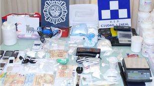 Desmantelado un laboratorio de cocaína en Hortaleza