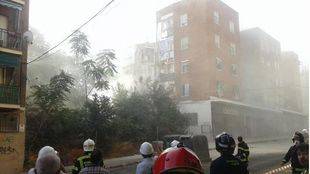 Protección Civil recupera los enseres de las familias afectadas por el derrumbe