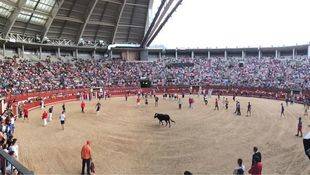 El primer encierro de Leganés concluye con tres heridos leves, ninguno por asta de toro