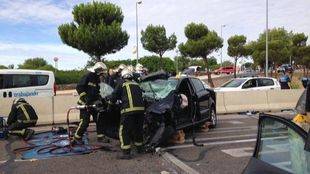 Dos muertos y un herido grave en un accidente de tráfico en Alcobendas