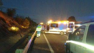 Muere un hombre de 24 años tras accidentarse con su moto en la M-404
