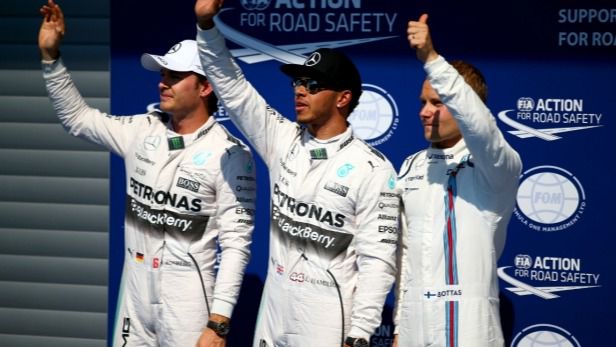Los tres mejores tiempos en Spa.