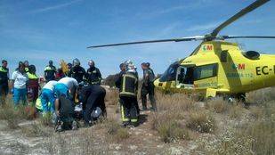 Muere el trabajador aplastado este jueves por su tractor en Villarejo de Salvanés