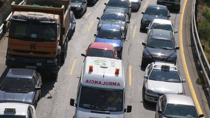 Atasco en la M-30