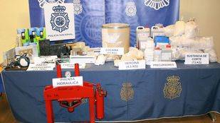 Detenido un grupo de narcotraficantes de heroína y cocaína