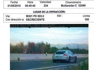 Detenido el jugador del Rayo Vallecano Antonio Amaya por ir a 234 km/h por la M-301