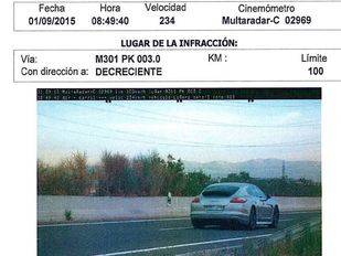 Condenan al jugador del Rayo cazado a 234 km/h a un año sin carné y multa diaria de 100 euros durante 6 meses