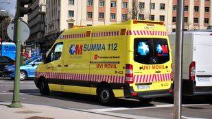 Herido un motorista tras chocar con un coche en la M-505