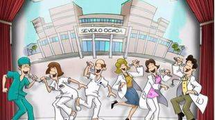 Los trabajadores del Severo Ochoa cambian el fonendoscopio por el micrófono en '30 años contigo'