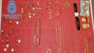 Detenido en la Estación Sur con medio kilo de oro en joyas y 980 euros robados en viviendas