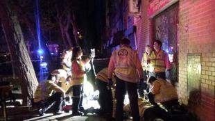 Herido por arma blanca un joven en el distrito de Usera