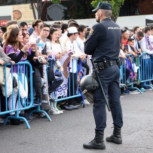 Refuerzos de seguridad y Metro para un sábado de Champions
