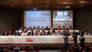 El Comité Regional del PSOE-M aprueba las listas para las generales con un 95,5 por ciento de votos a favor