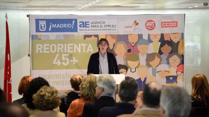Marta Higueras inaugura la jornada 'Reorienta 45+'