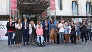 Madrid, en silencio en contra del terrorismo