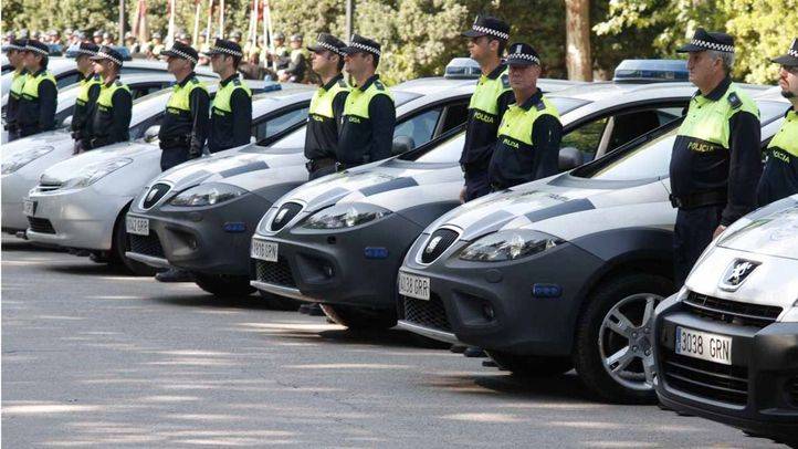 Presentación de coches patrulla de Policía Municipal.