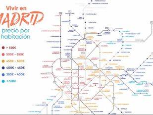 Próxima estación: las paradas de Metro según el precio de su alquiler