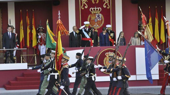 Felipe VI preside el desfile militar del 12 de octubre