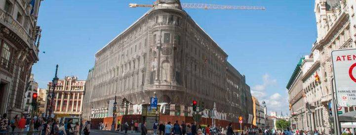 Obras en la manzana de Canalejas