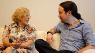 Iglesias apuesta por Carmena para el Ayuntamiento y Errejón para la Comunidad