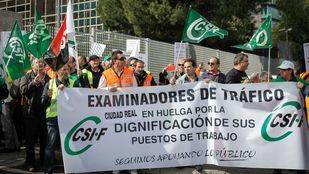 Los examinadores de Tráfico piden a la DGT más seguridad y menos carga de trabajo