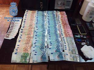 Dinero incautado en la Cañana Real