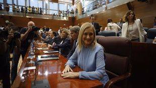 Cifuentes: "Ruiz-Huerta es la telonera de Pablo Iglesias para la moción de censura contra Rajoy"