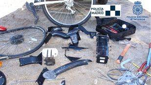 Detenidas nueve personas por robar y desguazar bicicletas de BiciMAD