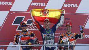 Jorge Lorenzo, campeón incontestable en Valencia