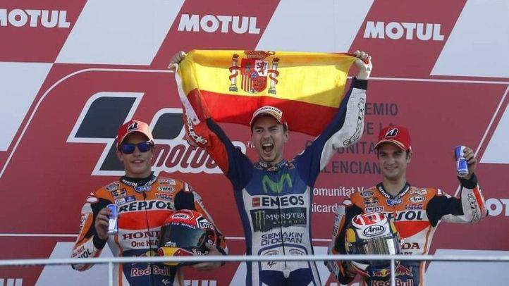 Jorge Lorenzo victoria y campeón del mundo de MotoGP