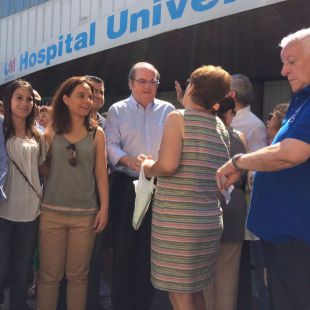 Hernández y Gabilondo 'rodean' el Hospital de Móstoles