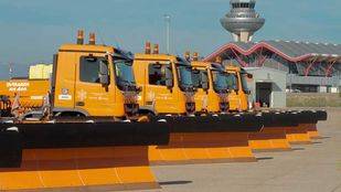 Aena pone en marcha su 'plan invierno' para actuar en caso de nieve o hielo