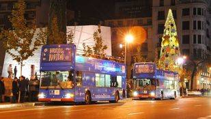 Vuelve el 'Bus de la Navidad' de la EMT, con su recorrido por las principales iluminaciones navideñas