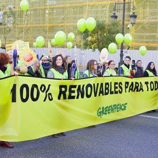 La Marcha Mundial por el Clima recorre el centro de Madrid