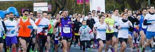 La IX Carrera Solidaria BBVA recorre el paseo de la Castellana