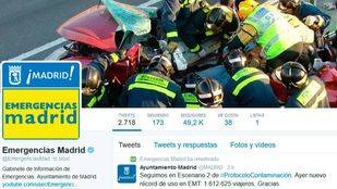 Emergencias Madrid utiliza por primera vez Twitter Alerts, con motivo de los episodios de alta contaminación