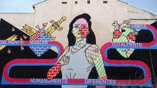 Así se crea un mural callejero