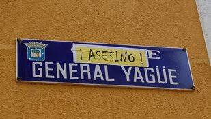 Sustraen una placa de la plaza del Generalísimo, en Fuencarral, y el Ayuntamiento iniciará los trámites para reponerla