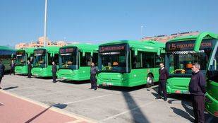 Nueva flota de autobuses híbridos de Colmenar Viejo