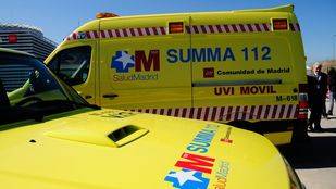 Tres heridos en un choque frontal entre dos turismos en Hoyo de Manzanares